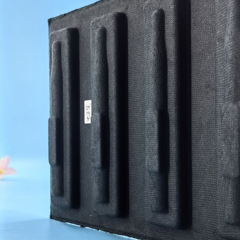 Black paper holder